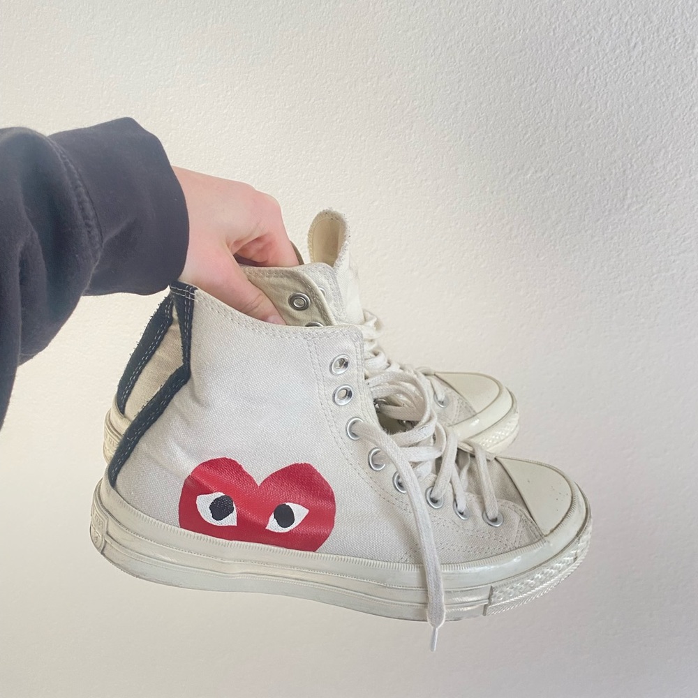 Comme Des garçons play converse chuck sneakers
